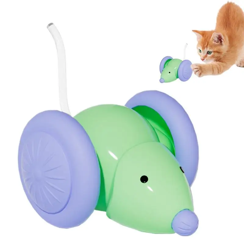 Self-Entertaining Cat Toys Electric Smart Cat Teasing Toy USB Charging Design Electric Cat Exercise Toy For Small Cats Large