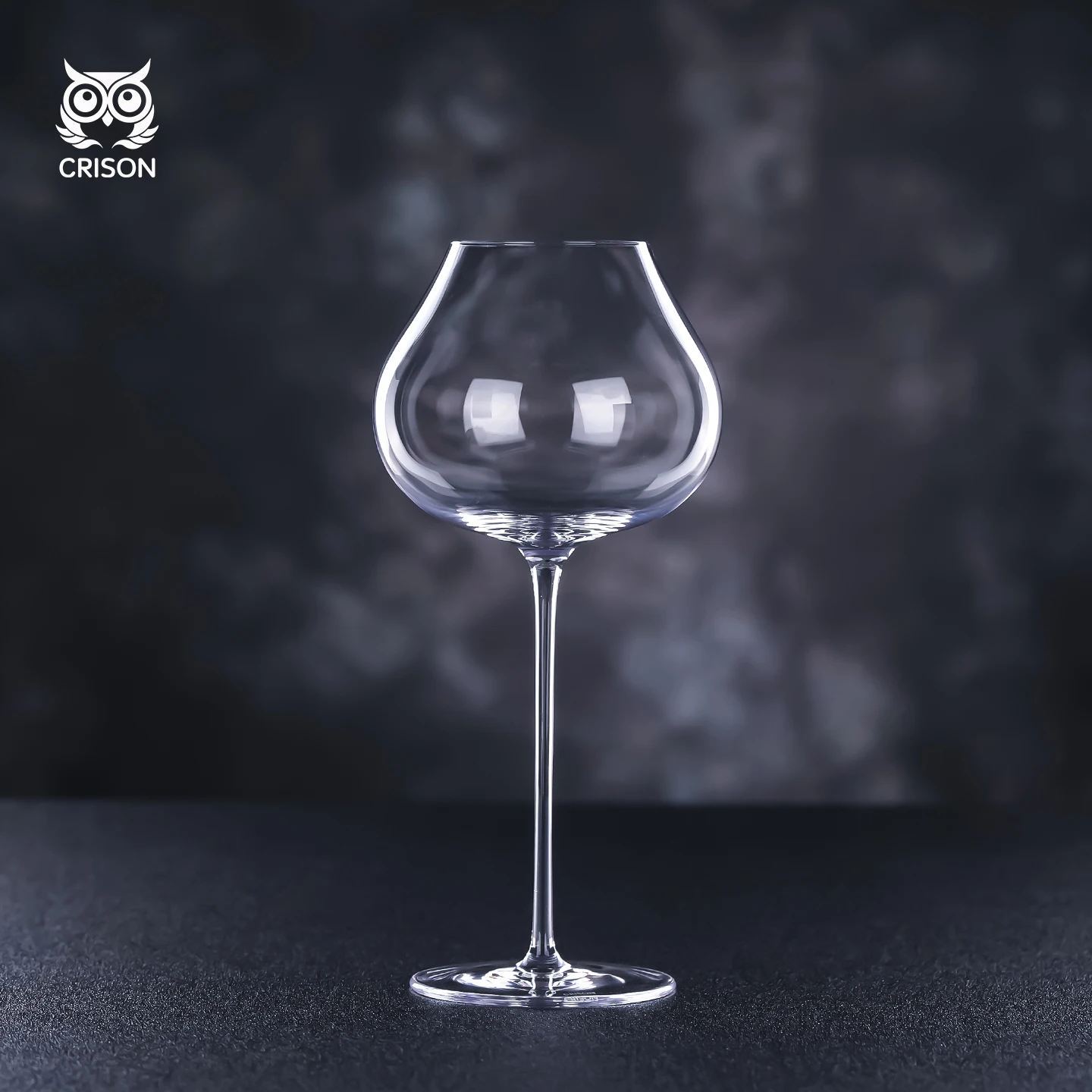 WG9201 CRISON France Upscale Burgundy Cup Crystal Handmade Extremely Thin Wine Glass Aroma Enlarge Goblet