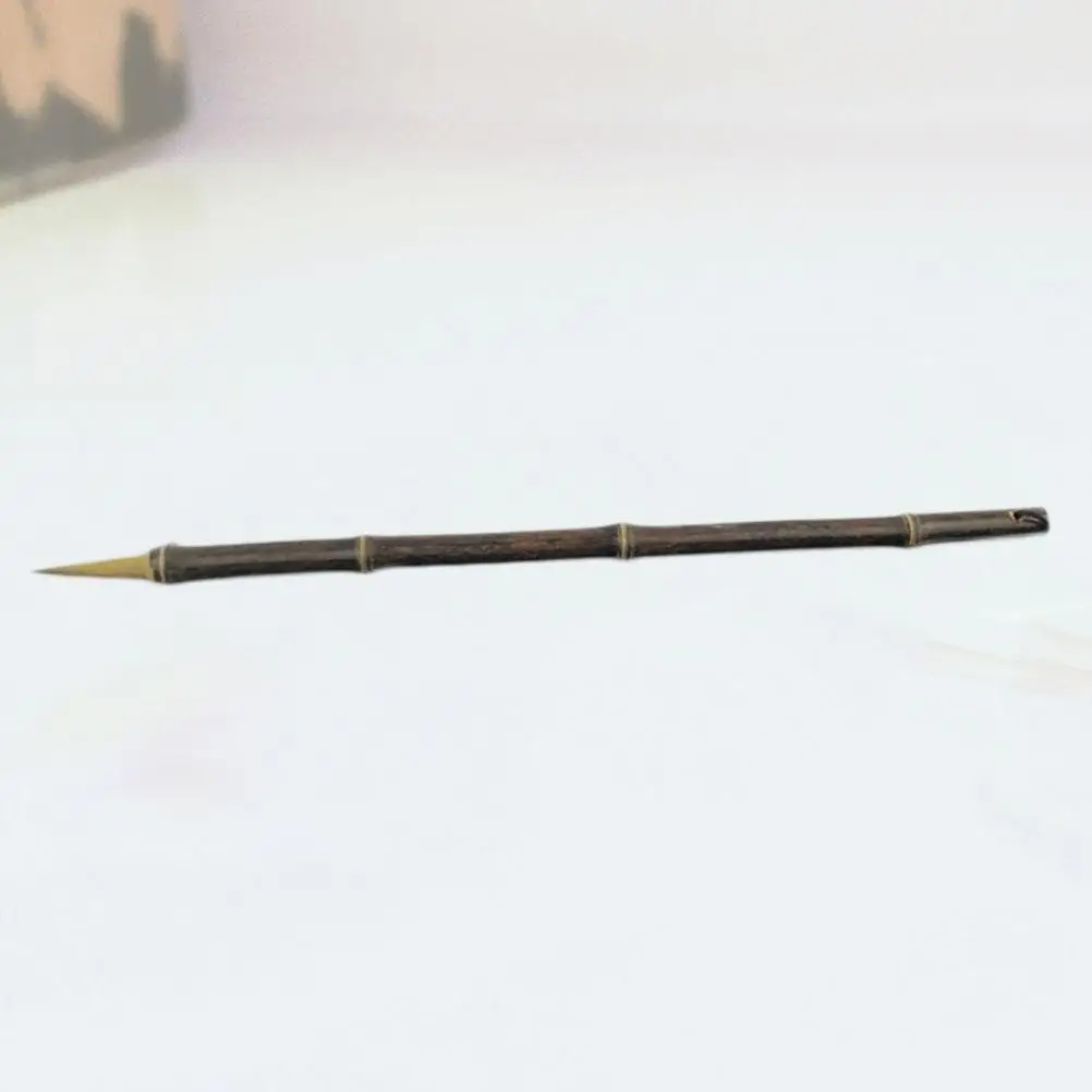 فرشاة شعر الذئب الخيزران H الرسم بالألوان المائية الفنان الرسم الصيني الذئب الشعر الخط فرشاة الكتابة أداة هدية