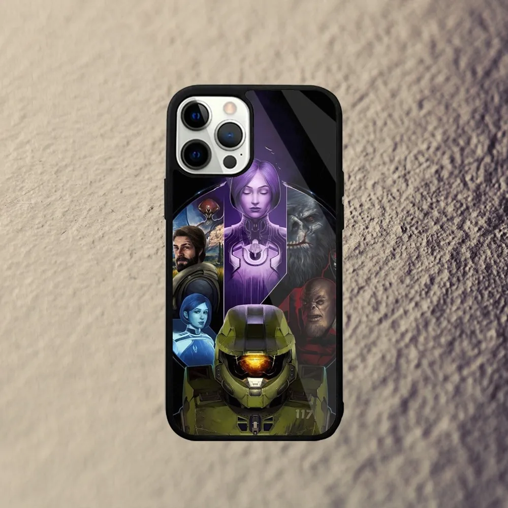 Capa de telefone H-Halo Game para iPhone 15,14,13,12,11,Plus,Pro,Max Mini Magsafe Carregamento sem fio magnético