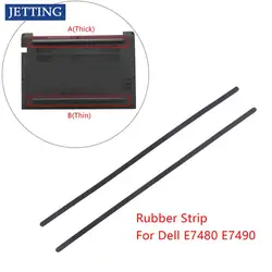 1Pc/2Pcs Rubber Strip Laptop Bottom Shell Cover Foot Pad For Dell E7480 E7490 Non-Slip Bumper Feet Strips