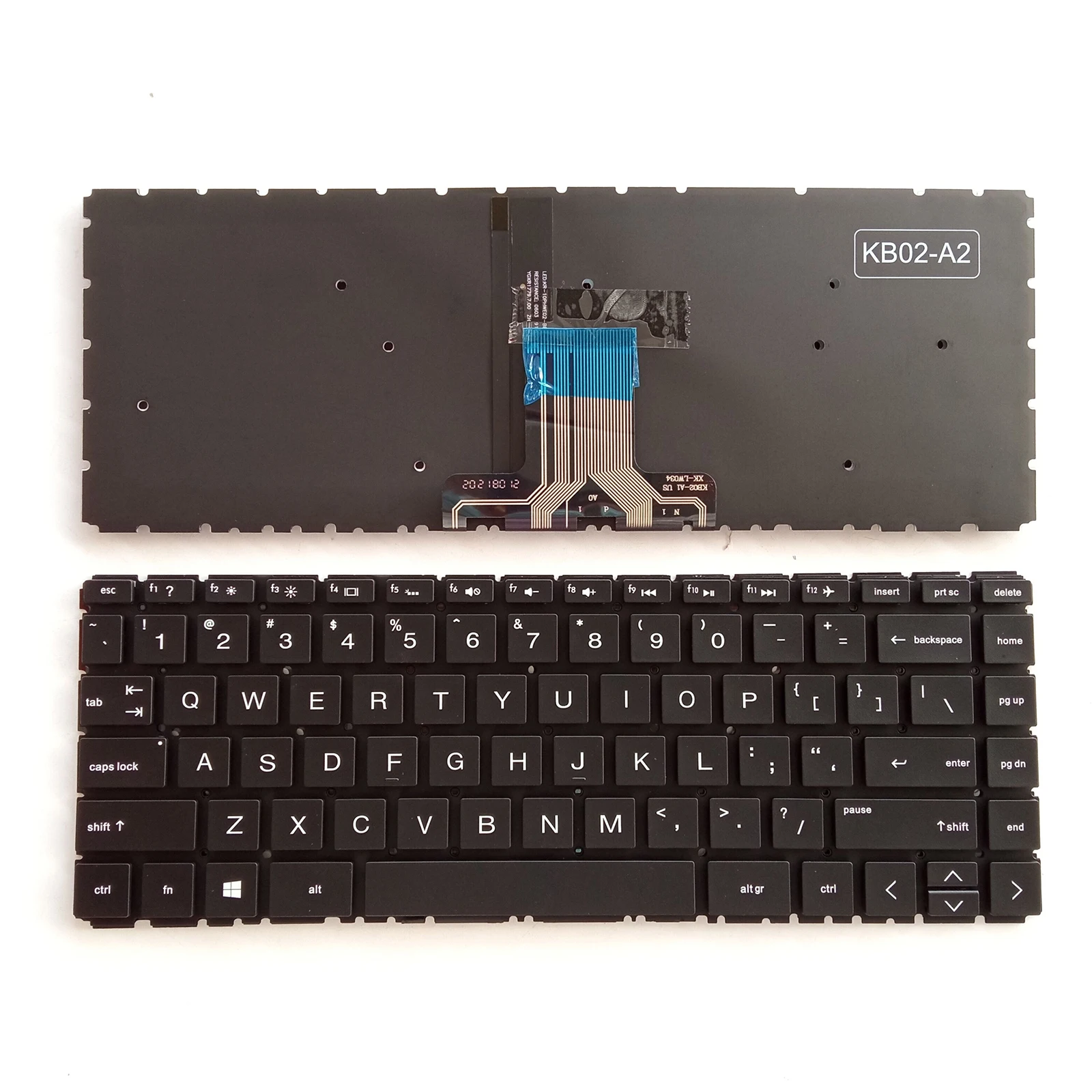 

US for HP 14S-DR FR 14-DQ 14-FQ DK DH TPN-Q221 Q242 W139 I132 Laptop Keyboard