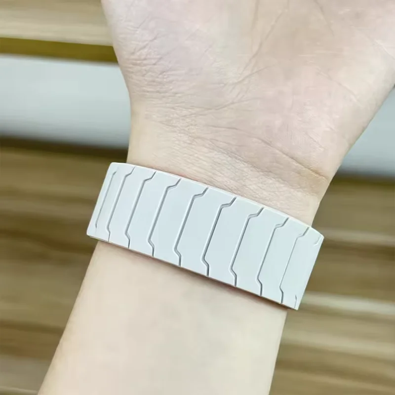 Soft Silicone Strap For Redmi Watch 5/4 Magnetic Comfortable Replacement Bracelet Watchband Xiaomi MiBand 9 Pro/8 Pro Wristband image 5