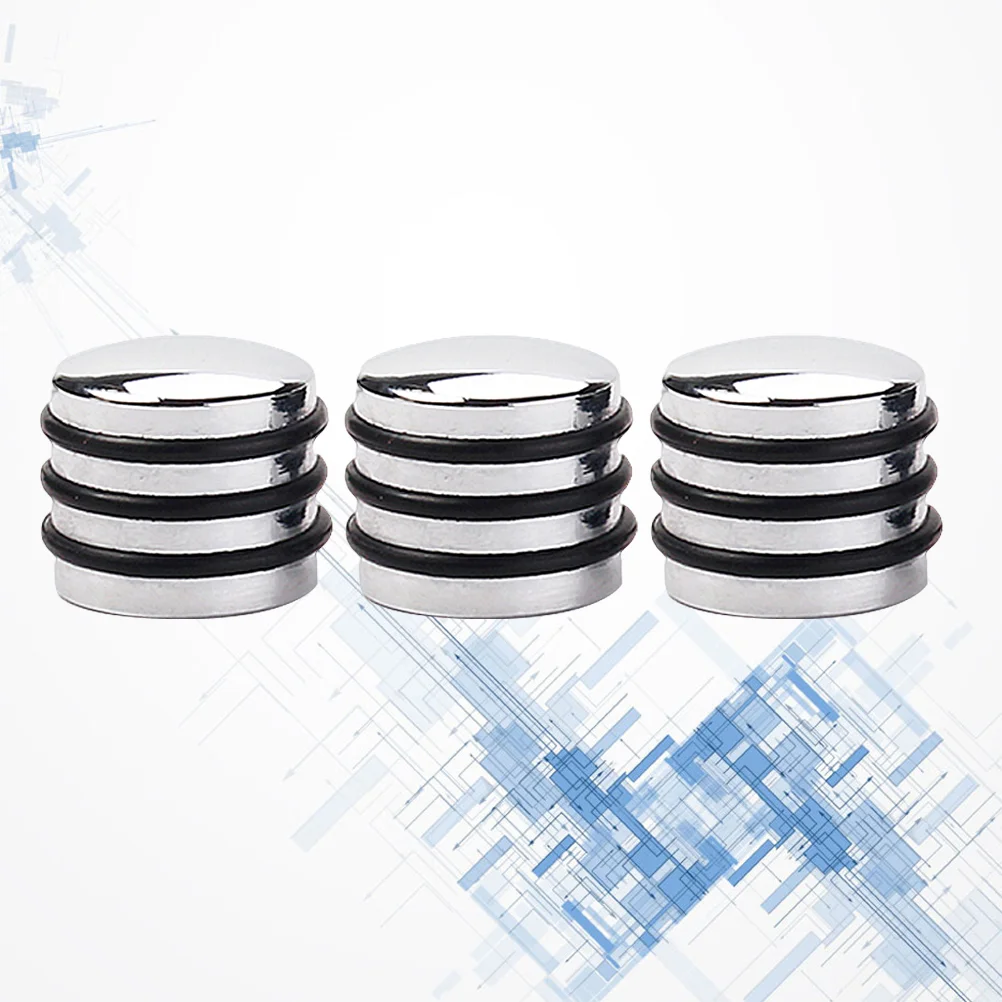 

3 Pcs Silver Knob Control Knobs for Guitar Volume Tone Cap Accessories Bass Parts Accessory Electric