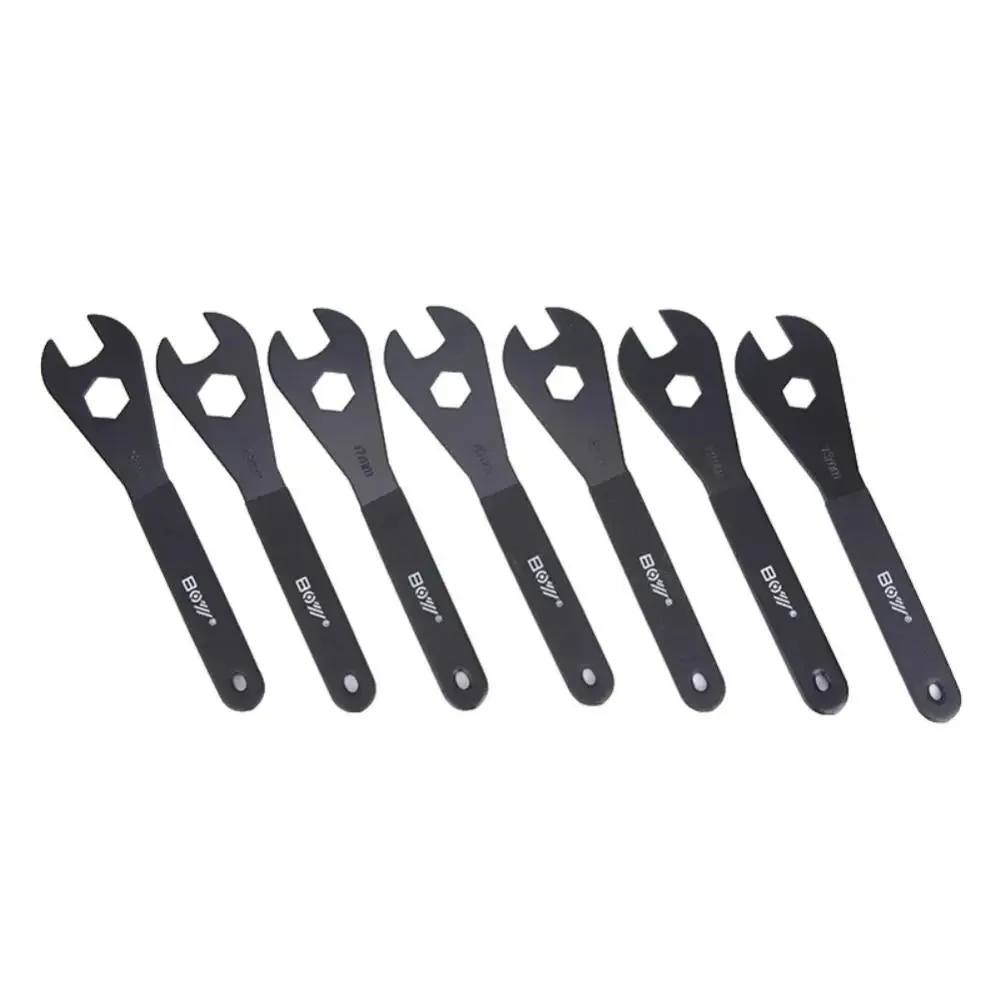 Multi-functional Bicycle Cone Wrench Carbon Steel Spanner Wrench Spindle Axle Bicycle Bike Repairing Tool 13-19MM