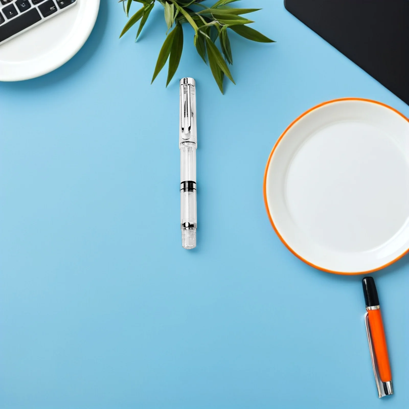 مجموعة أقلام فرشاة نافورة قابلة لإعادة الملء، آلية تعبئة المكبس المرنة، تدفق الحبر البلاستيكي الناعم، وظيفة مزدوجة، ألوان مائية