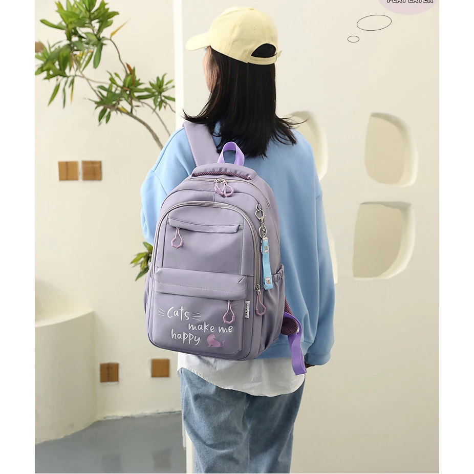 Menina saco de escola mochila para adolescente mulheres crianças feminino rosa mochila primária alta bagpack classe adolescentes criança crianças