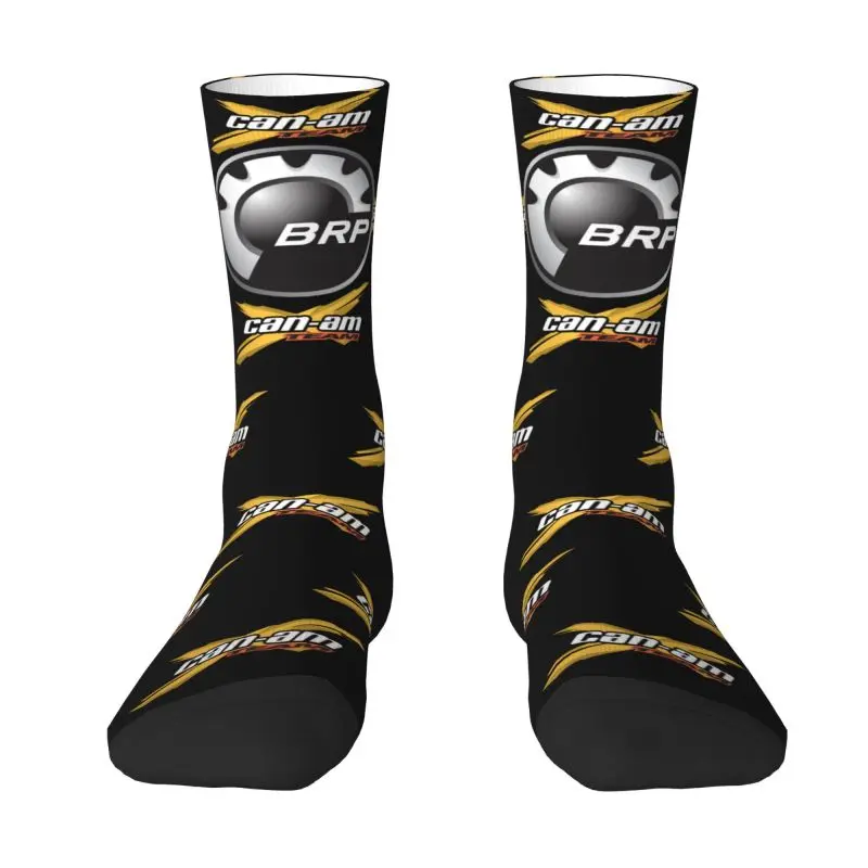 Cool Mens Can Am BRP ATV Dress Socks Unisex Comfortable Warm 3D Printed Crew Socks