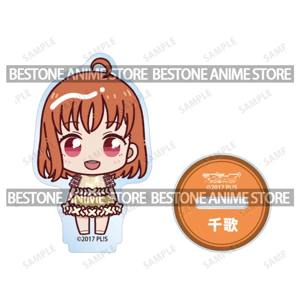 LoveLive! Sunshine!! 10cm Acrylic Stand Figures Keychain Anime Desktop Tabletop Ornament Otaku Fans Collectible Gift