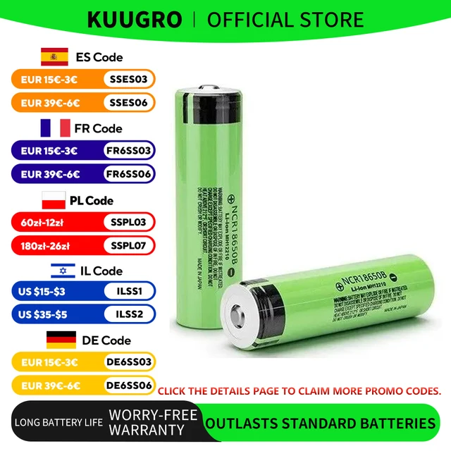 100% nowy oryginalny NCR18650B 3.7V 3400mAh 18650 akumulator ze szpiczastą głowicą akumulator do latarki przenośny wentylator Razor