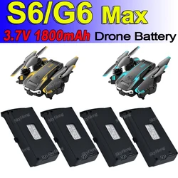 (Different Type) S6 Drone Battery 3.7V 1800mAh For S6 8K RC Quadcopter Accessories Parts G6 Max Replacement Lipo Battery