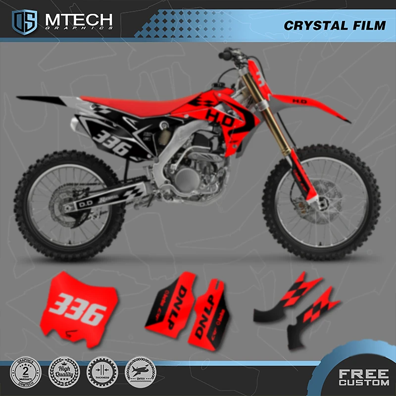 

DSMTECH New Style DECALS STICKERS GRAPHICS For Honda CRF250R CRF250 14-17 CRF450R CRF450 2013-2016 Decals Stickers kits 010