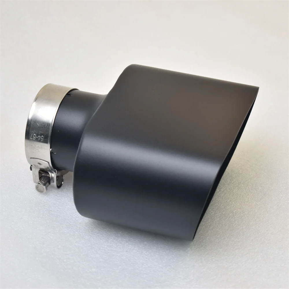 

SEBRING Matte Black Stainless Steel Elliptical Large Diameter Automotive Muffler Tip Exhaust System Pipe Universal Nozzle