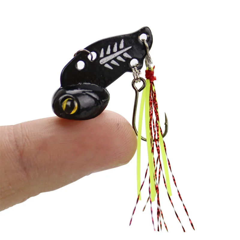 

3pcs Metal Vib Fishing Lure 6g Metal Construction With Spoon Sequin For Trout Fly Fishing Durable Suitable Freshwate Fishing