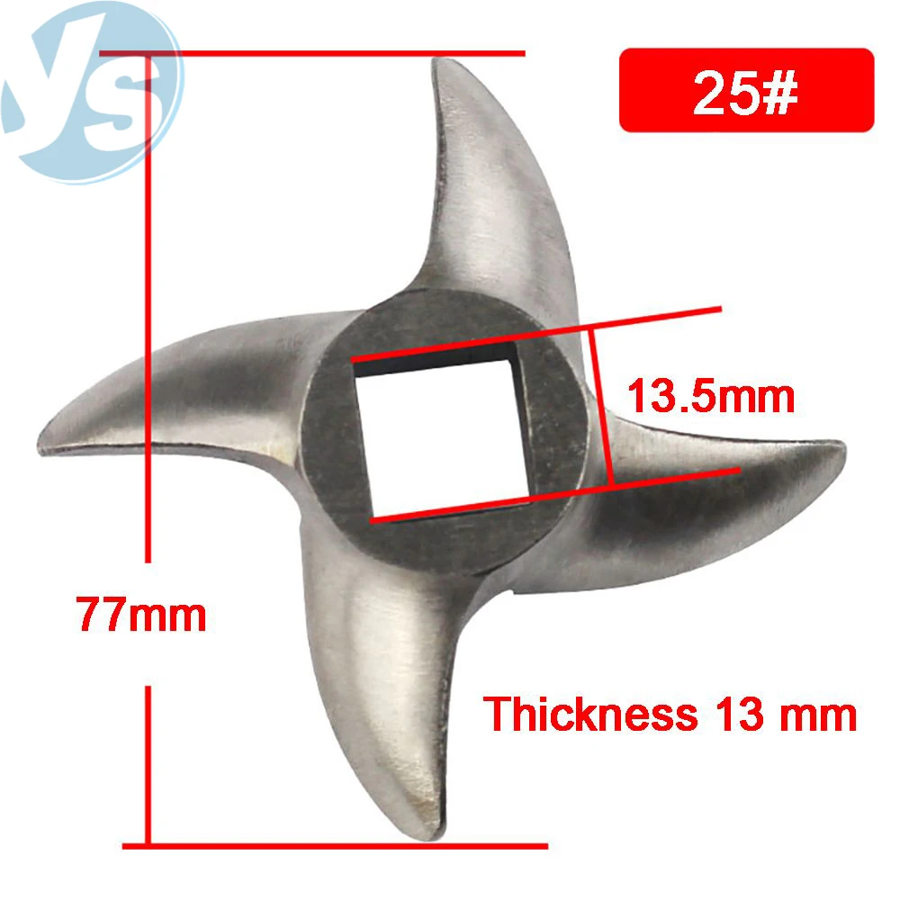 

Cross Blade Stainless Steel Turtle Back Knife Accessory for Meat Grinder Meat Cutter Blades Industrial Meat Mincer Knife
