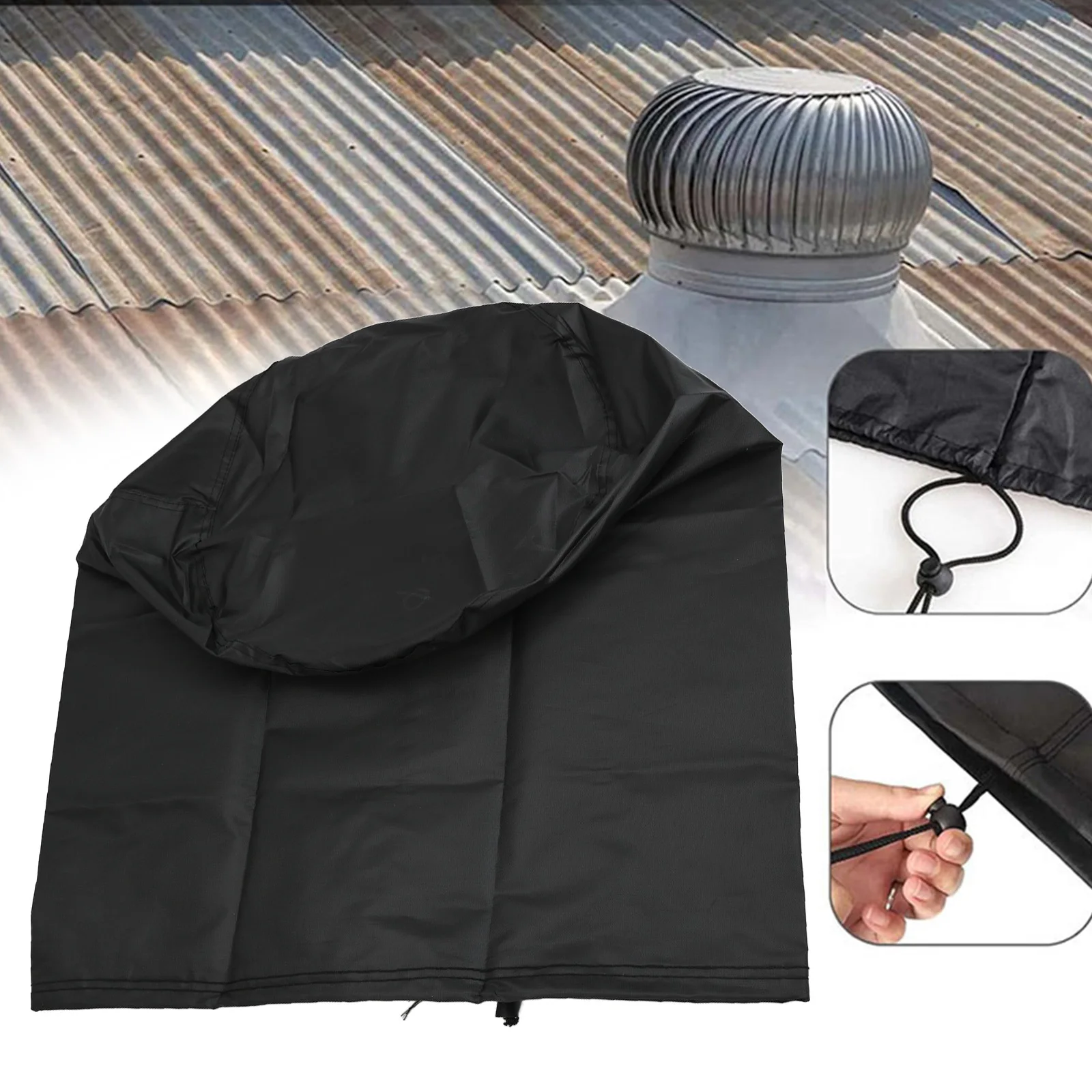 Accessory Roof Ventilator Cover Roof Vent Protector Compatible With 12 And 20 Inch Turbines Dustproof Roof Cover Roof Protection