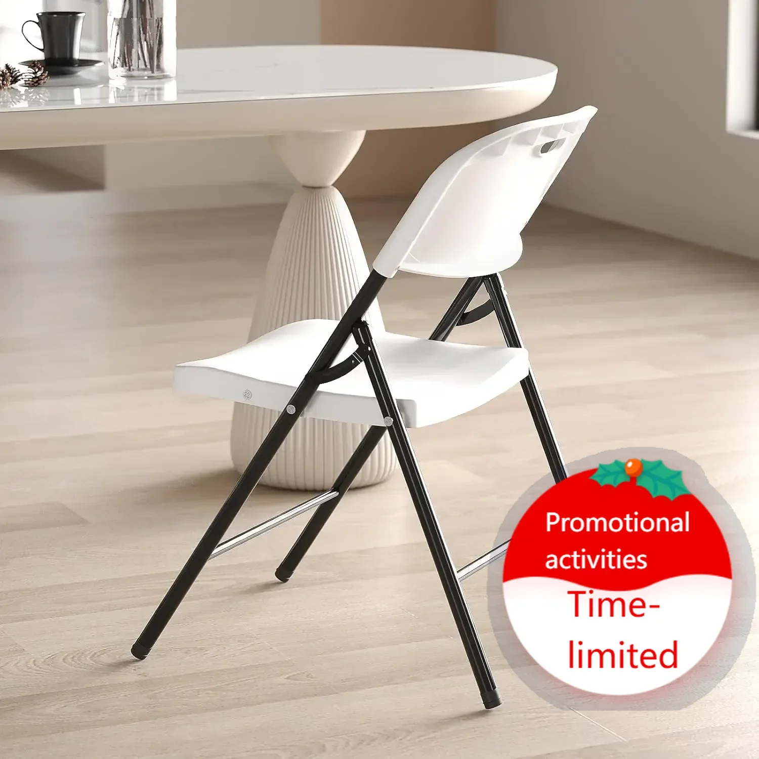 

Горячая распродажа: Сверхпрочный складной пластиковый стул с усиленной стальной рамой, грузоподъемность 650 фунтов, для использования в помещении и на улице, для свадеб, вечеринок и мероприятий.