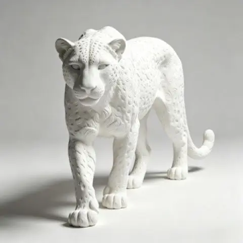 3D Printed Cheetah Model Desk Ornament Tech-Futuristic Trendy Desk Accessory Pop Culture Gift New Hot Sale