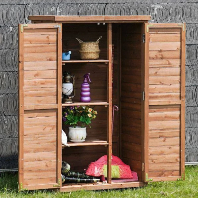 

Outdoor tool room, locker, balcony flat top storage box