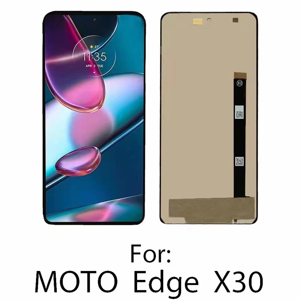 

For Motorola Moto Edge X30 LCD XT2201-2 LCD Display Touch Screen Sensor Digiziter Assembly Replacement Part 100% Tested