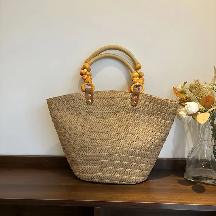 2025 Autumn 787 New Shoulder Bag Straw Woven Bag Large Capacity Leisure Commuter Bag Handbag Simple and Versatile
