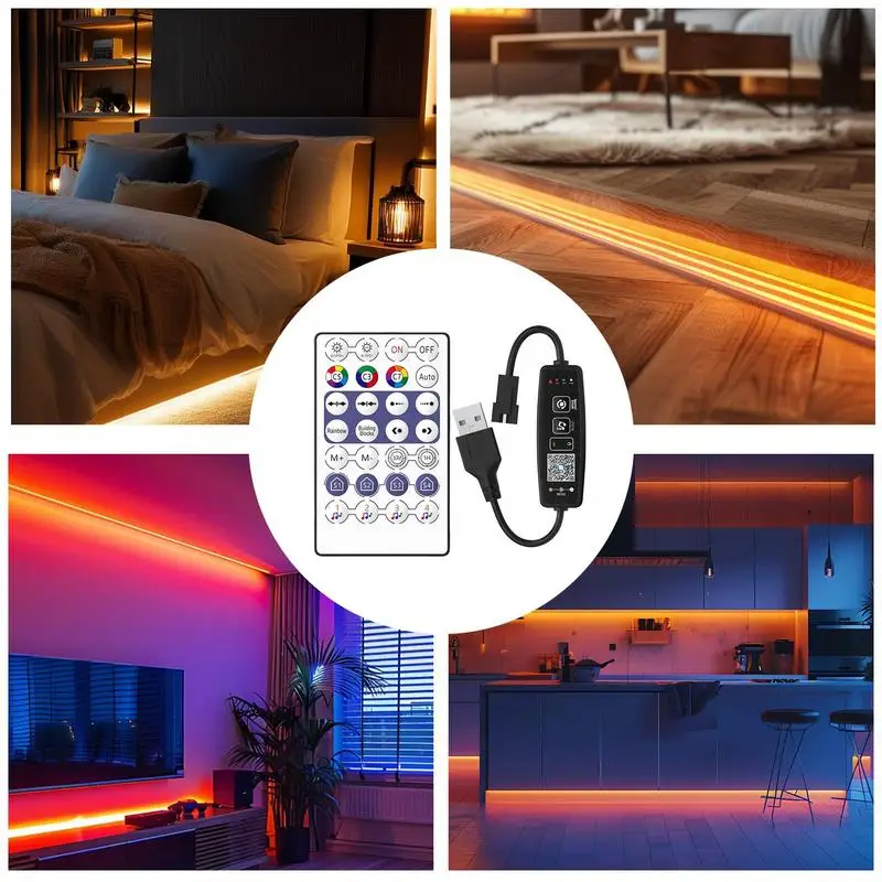 Led-Licht Streifen Controller 2,4 Ghz Led RGB Controller Dimmer Für Led Streifen Lichter Fernbedienung Für Led Streifen 5-24 V Für Led