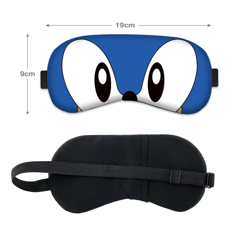 Sonic The Hedgehog Series Venda, Eyeshade Cartoon, Anime Figure Image, Kawaii Shading, Máscara para Dormir Criança, Presente de Natal, 9 Estilos