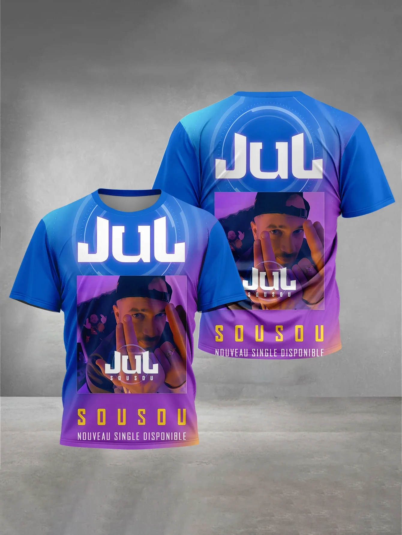 

3D Print Famous singer JuL C'est Pas Des Lol Baby Clothing 5 to 14 Year M Outdoor Clothes for Children Boy Girl Child T-Shirt