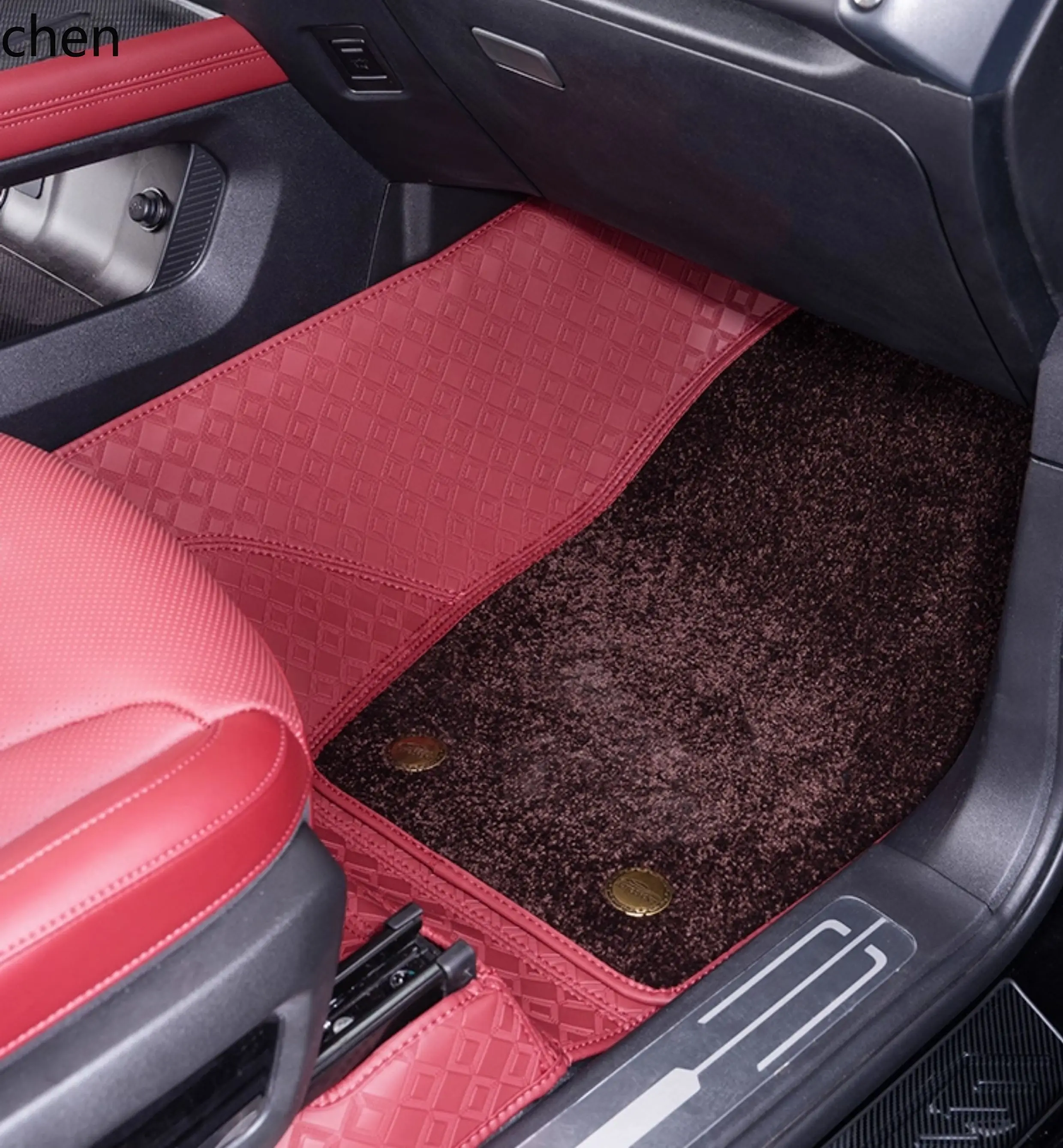 

HXL Full Surround Floor Mats Leather Carpet Interior Modification Accessories Decorative Parts