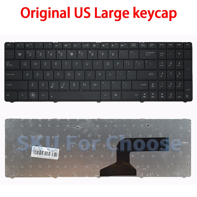 US New Replace Keyboard For ASUS N61V A53S K53S K52D K52J K55D X53S N53 N53S X55V X54H K54HR A52 A52J