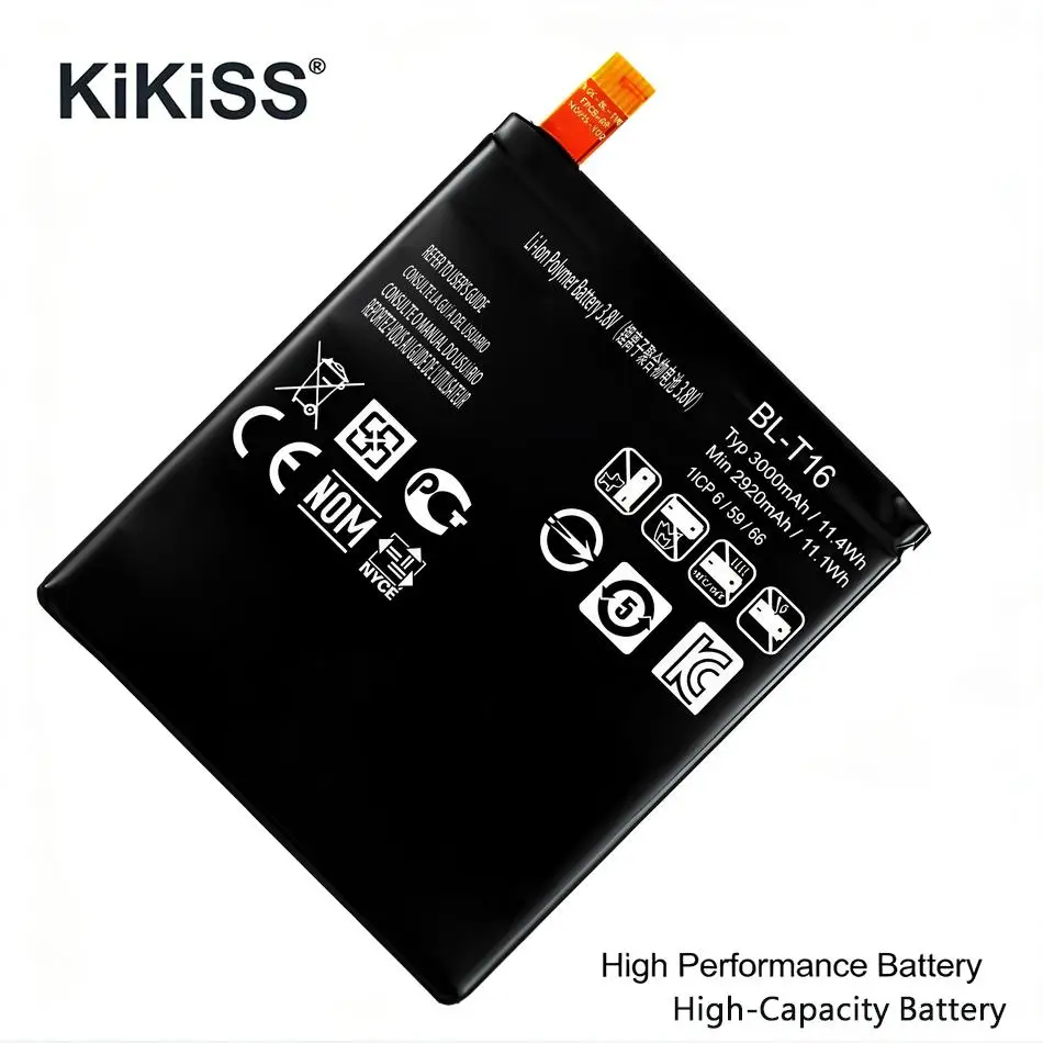 Batería de repuesto estable y de primera calidad para teléfono móvil LG G Flex 2 VU 4 Vu4 H950 H955 H959 BL T16 BL-T16 3000mAh