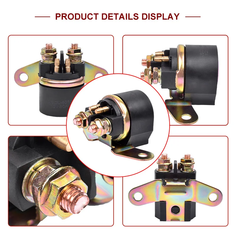 

31800-30B00 31800-33400 31800-49100 Starter Relay Solenoid For Suzuki GSX600 GSX750 GSF400 GSXR750 GSXR1100 DR350 DR650 VS1400