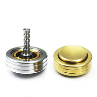 Fidget Spinner Hand Spinning Top 2in1 Stainless Steel Relieve Stress Relief Toy Antistresse Stress-Relieving Rotating Adults