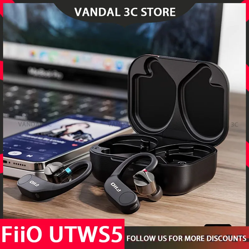 Fiio Utws5 Earphone True Bluetooth Wireless Lightweight Earphone Aptx Adaptive Gaming Headphones Lossless Mmcx Gifts Customized