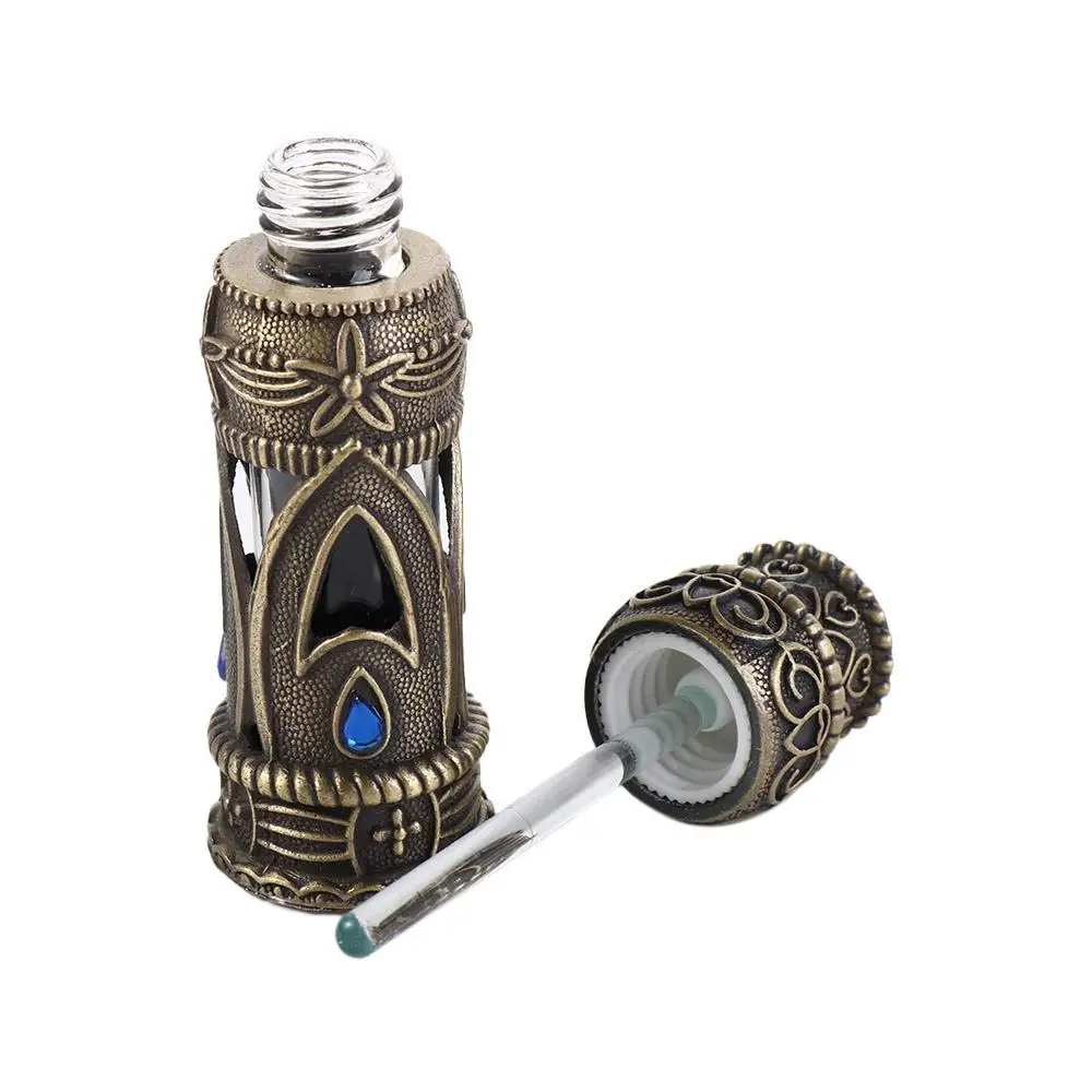 

Metal Arabian Style Lotion bottling Refillable Bottle Bottle Essential Oil Dropper Bottle Empty Cosmetics Container