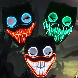 Luminous LED Neon Light Mask, Cosplay Mask, Halloween Masquerade Party Props, Glowing in Dark, New Fashion