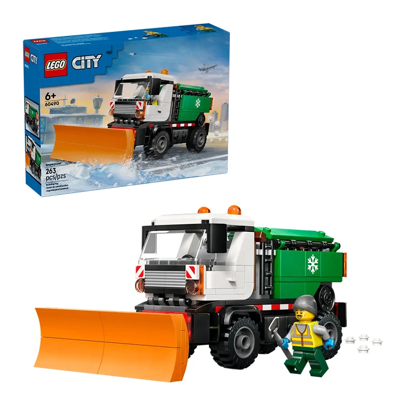 

LEGO 60490 Snowplow Building Set With Salt Spreading Function For Boys Girls 6+ Years Old Toy Gift 263PCS