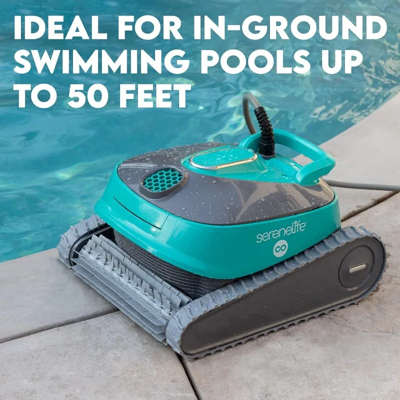 Automatic Robot Pool Cleaner, Pool Cleaning Robot  Motors, Wall Climbing, CleansTraps and Locks  Sorts of Dirt  Debris