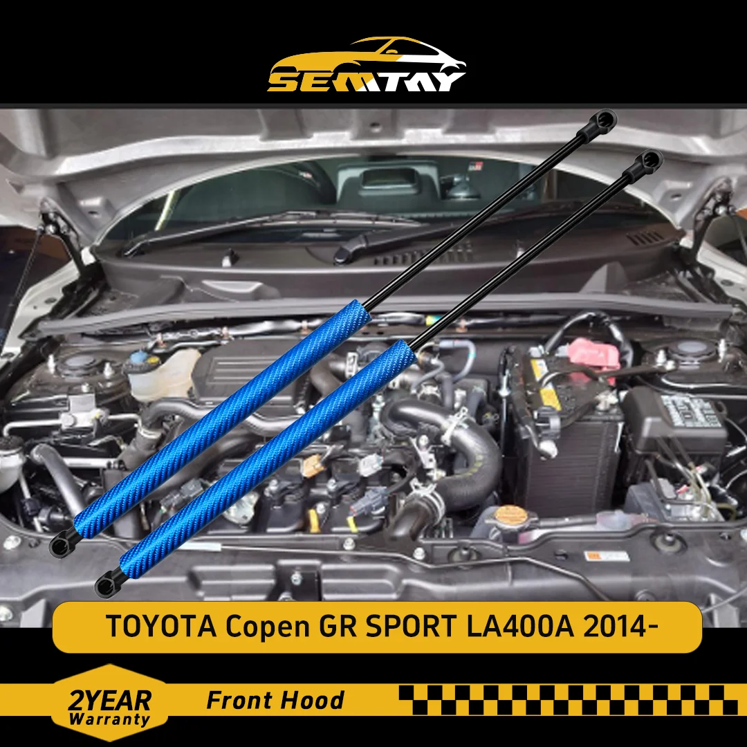 

SEMTAY-Стойки капота для Copen GR Sport LA400A 2014-амортизаторы капота, совместимые с демпфером капота, автозапчасти