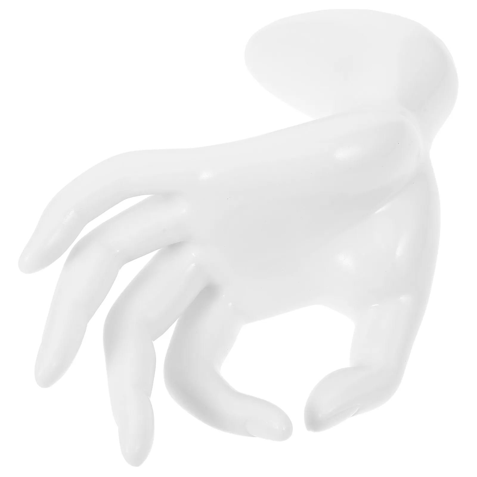 

Plastic Ok Hand Gesture Ring Holder Decorative Jewelry Display Stand Desktop Organizer Multi-Function Ring Bracelet Holder