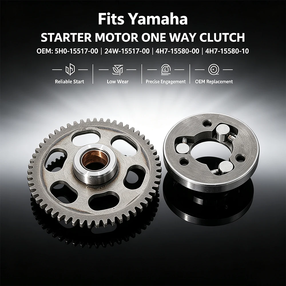Starter Motor One way Clutch For Yamaha YFM250X Bear Tracker 250 YFM200 YFM225 YFM250 Moto-4 200 225 250 PRO-4 1984-1990