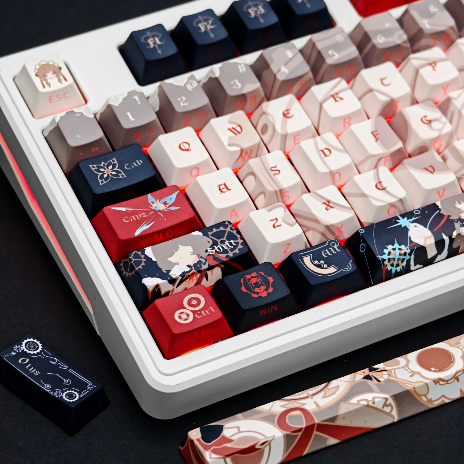 maimooo-genshin-impact-sandrone-keycaps-cherry-profile-pbt-custom-marionette-anime-game-keycap-for-aula-mechanical-keyboard