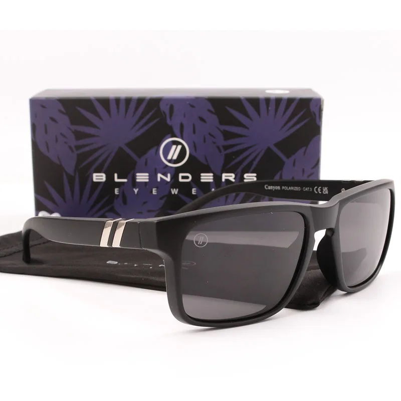 blender square women men Sunglasses Men Polarized UV  Eyewear Vintage Fashion Square Men's Sun Glasses B8801