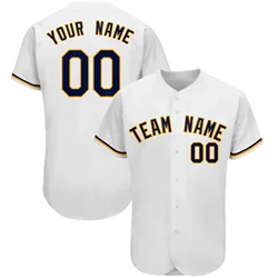 Maglia da Baseball personalizzata nome/numeri della squadra sublimati completi magliette Casual da esterno atletiche per uomo/abbigliamento sportivo da allenamento per bambini