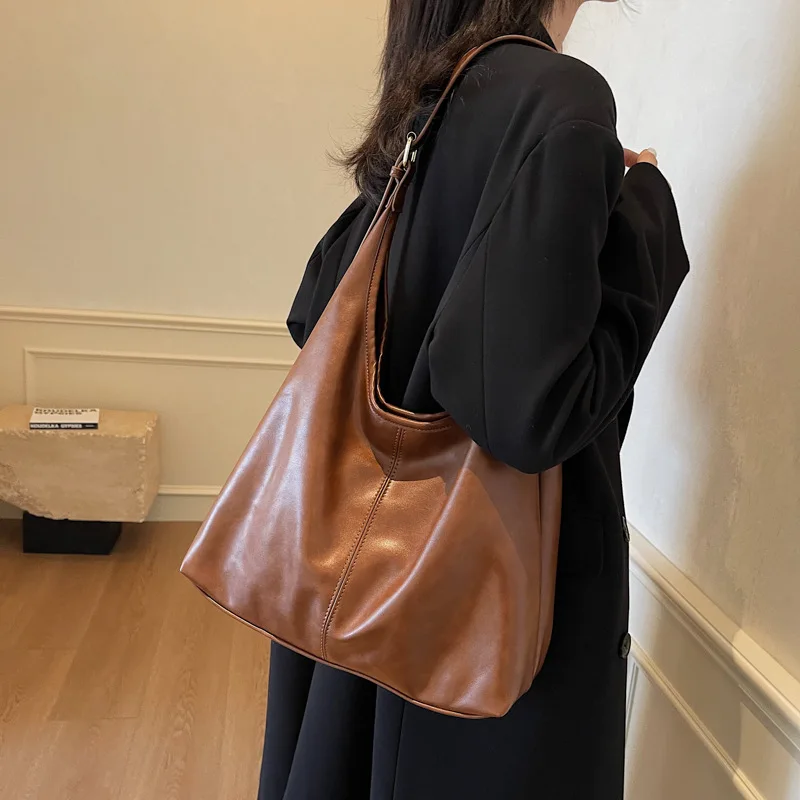 Fashionretro large capacity underarm bag women's classy work clothing tote bag