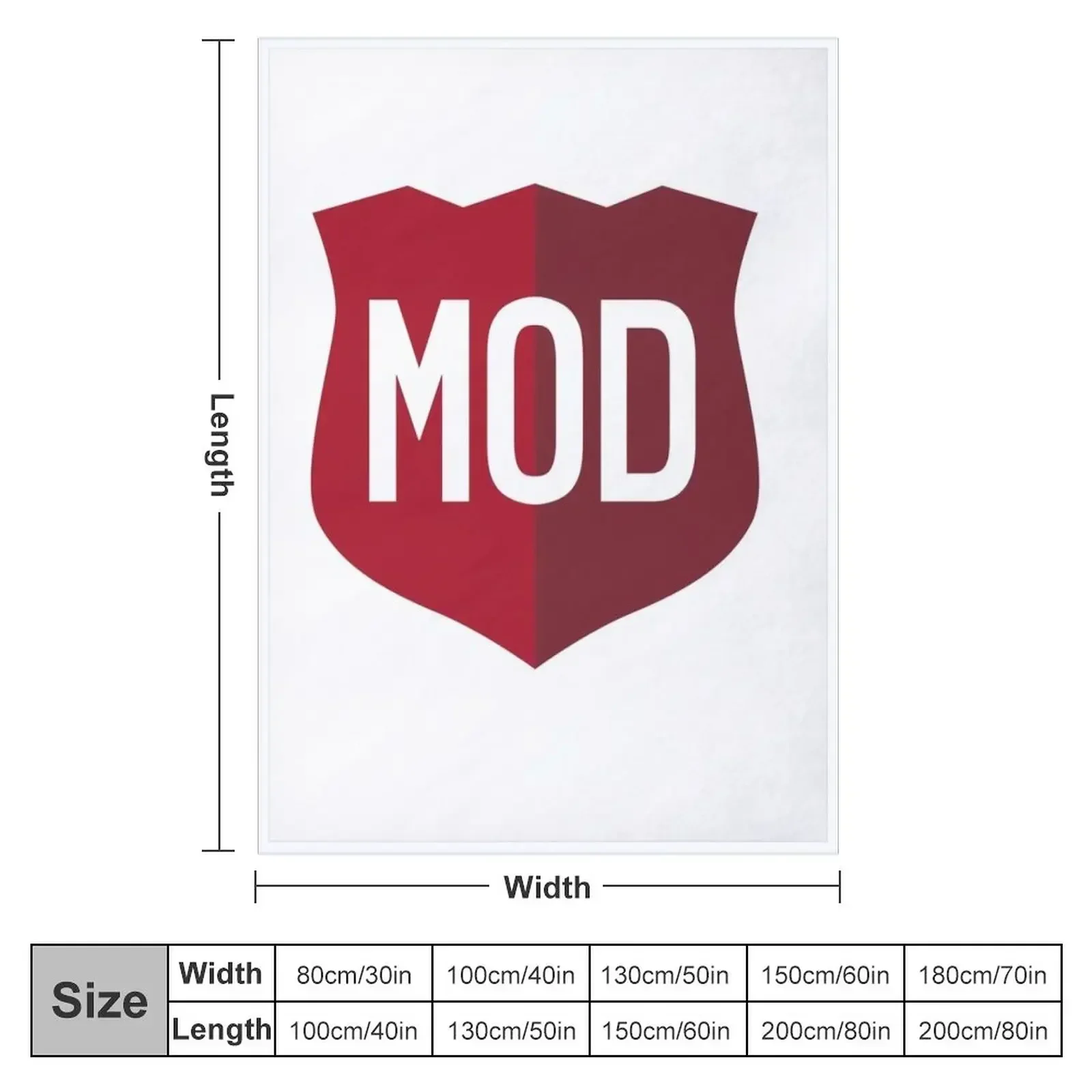MOD Pizza Throw Blanket couch cozy soft plush fuzzy picnic outdoor blanket