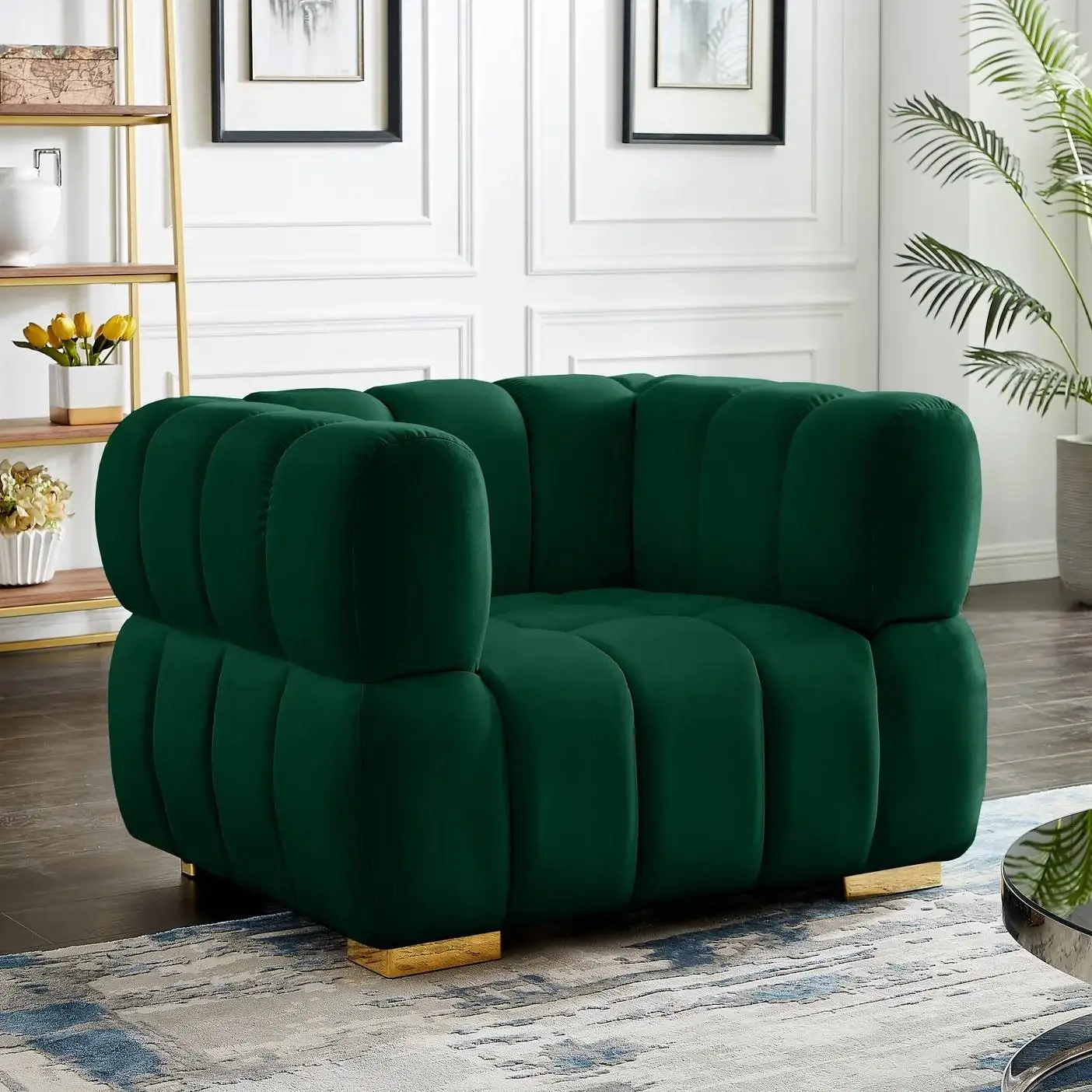 Gray 3 Seater Sofa Bed Modern Modular Leisure Love Seat Living Room Home Furniture Set view 6