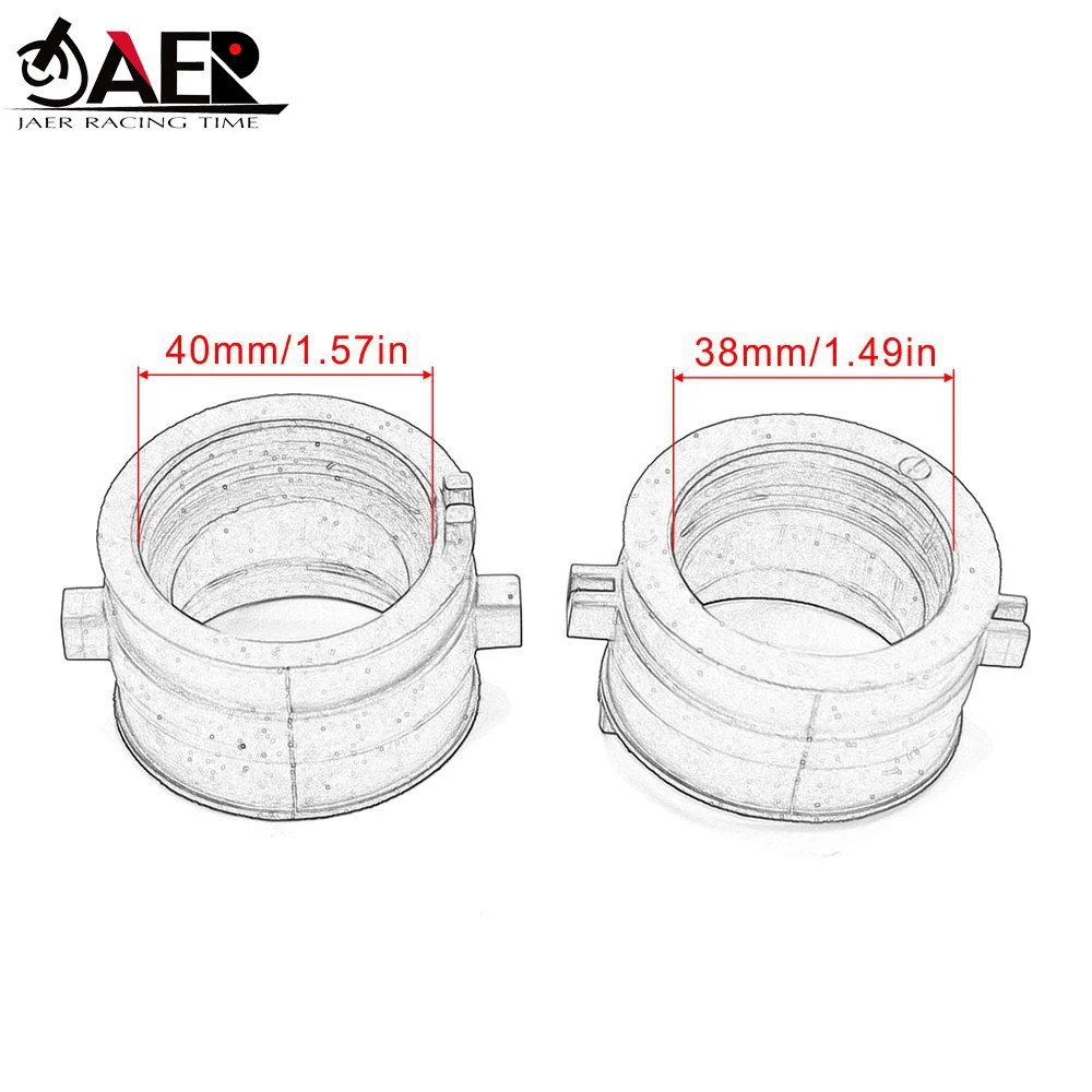 Motorcycle MAW-600 MZ6-760 MN8-750 Carburetor Manifold Adapter For Honda VT600 750 XL600V 650V NT650 NTV 600 650