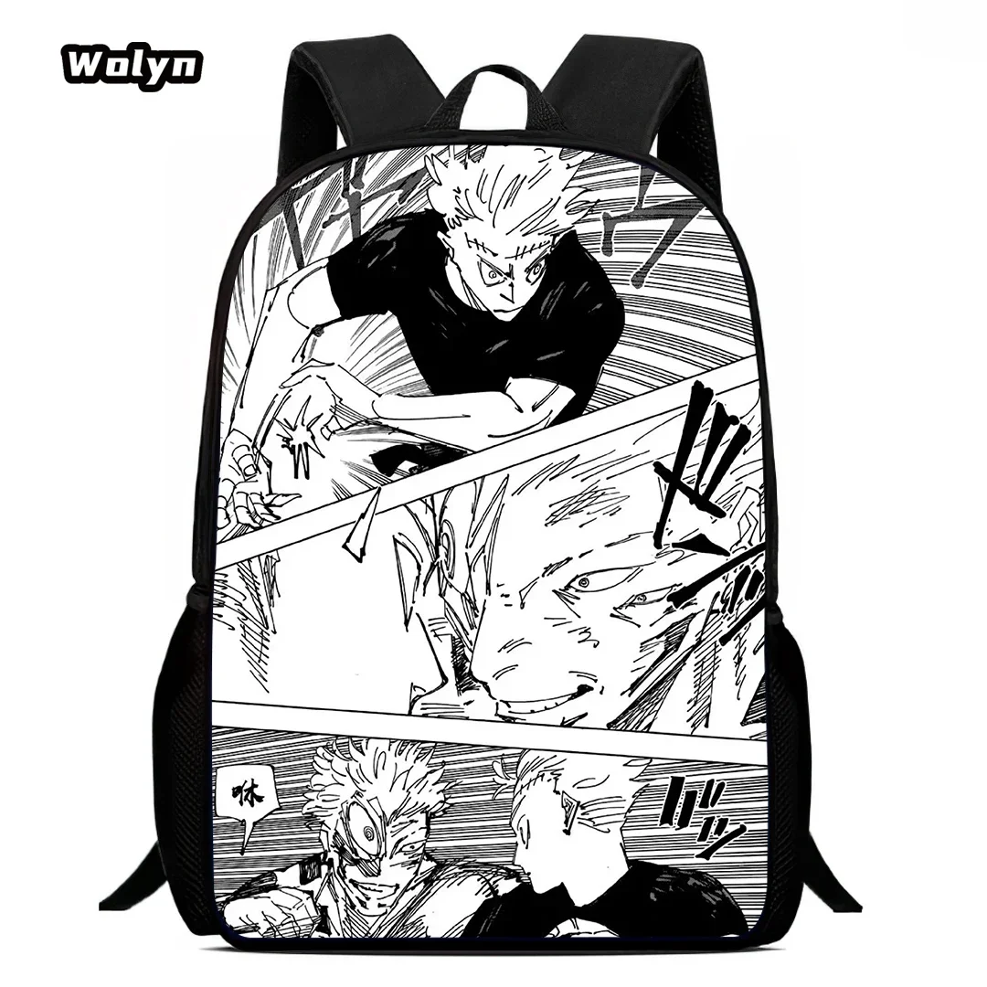 Mahito Cartoon School Backpack for Boys Girls,Anime Game Child Backpack for School,Light Weight School Backpack for Kindergarten