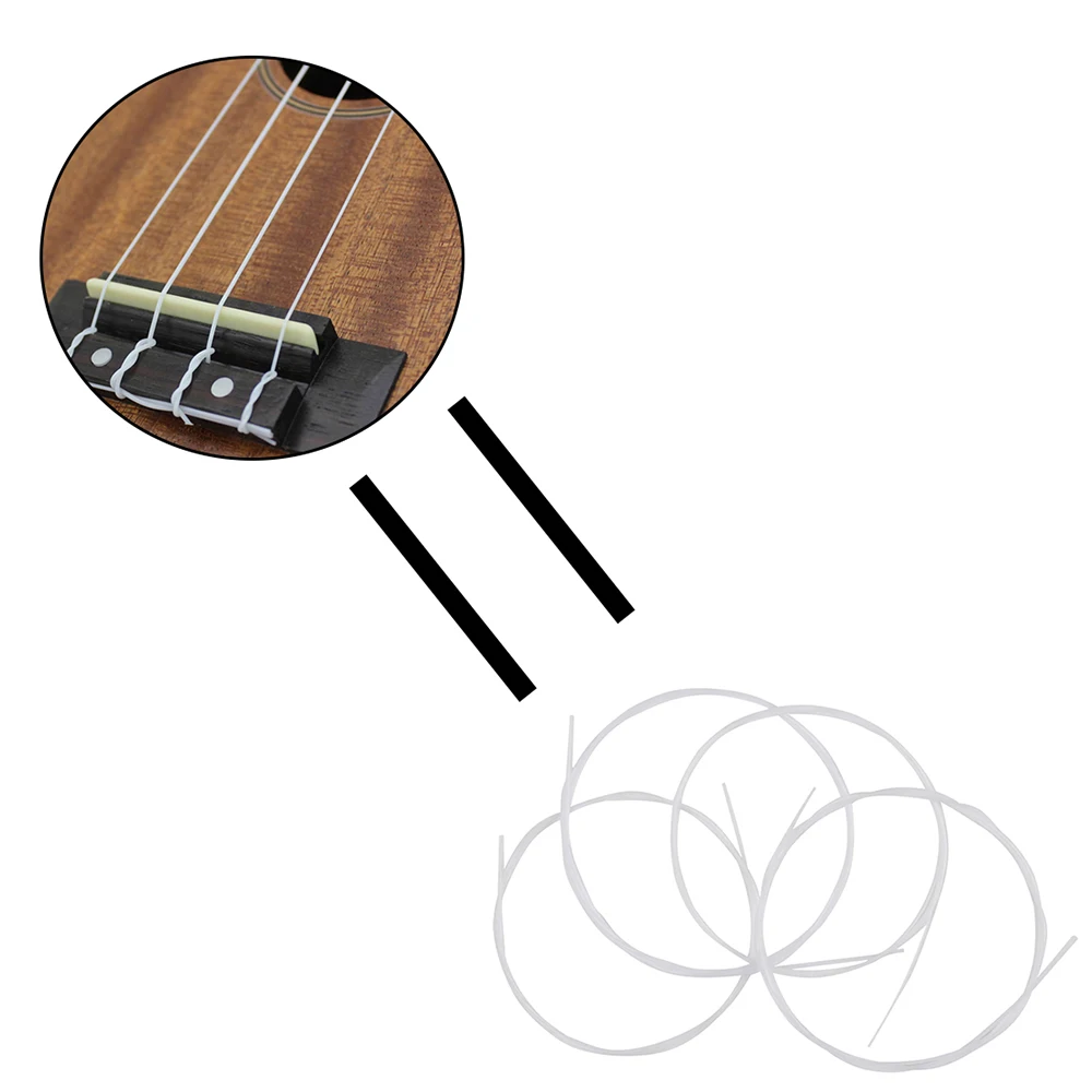 Peças de substituição claras da corda do ukulele da corda u100/u101/u102/u103/u104 de irin ukulele da cor do náilon